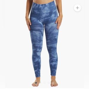 NEW Free People Movement - Good Karma Blue Tie Dye Leggings